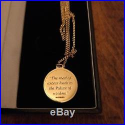 Palace Saint Criss 9ct gold rare chain st Christopher 18in pendant chain supreme