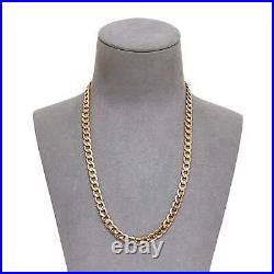 Pre-Owned 9ct Gold 18 Inch Curb Chain Necklace