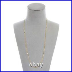 Pre-Owned 9ct Gold Fine Curb Chain Necklace 22 inches