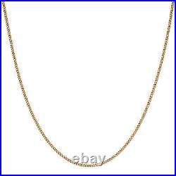 Pre-Owned 9ct Yellow Gold 16 Inch Curb Chain Necklace 405mm(16) 9ct gold Unisex