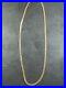 RARE-VINTAGE-9ct-GOLD-FLAT-FOXTAIL-LINK-NECKLACE-CHAIN-16-1-2-inch-1979-01-bh