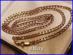 Rose 9ct gold Vintage Curb Chain 18.6.4 grms