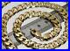 SOLID-9CT-YELLOW-GOLD-ON-SILVER-22-INCH-HEAVY-CHUNKY-CURB-CHAIN-MEN-S-64-6g-01-ybr