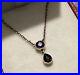 SUPER-ANTIQUE-9ct-GOLD-CHAIN-WITH-CIRCLE-PEAR-AMETHYST-DROPPER-01-sauc