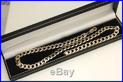 Solid 9ct Gold 18.5 inch Curb Chain Necklace (36g = £17.50 p/g)