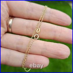 Solid 9ct Gold Diamond Cut Belcher Chain Necklace, 1mm, 16 18 20 22 Inches