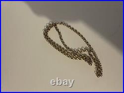 Solid 9ct Gold Heavy Necklace 22 inches and hallmarked 22.74grams