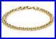 Solid-9ct-Yellow-Gold-Rollerball-Chain-Bracelet-19cm-7-5-Womens-Gift-Boxed-01-nhu