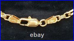 Stunning 2ndhand 9ct Yellow Gold 22 / 56cm Fancy Link Guard Chain