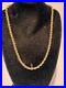 Stunning-9ct-Ladies-18-5-Gold-Rope-Necklace-Choker-Chain-Jewellery-375-9k-9kt-01-ci