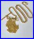 Stunning-9ct-Rose-Gold-Double-Albert-Watch-Chain-Victorian-C1900-15-Long-01-lxum
