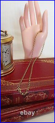 Stunning Vintage 9ct Yellow Gold Belcher Chain 45 cm 9grams Marked circa 1987