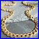 Superb-9ct-Solid-Yellow-Gold-Vintage-CURB-LINK-Chain-Necklace-35-02-g-20-1-8-01-mb