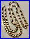 Superb-Gents-Very-Heavy-Solid-9CT-Gold-Curb-Chain-24-5-inch-Over-30-grams-01-sz