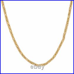 TJC 9ct Yellow Gold Byzantine Chain Necklace Size 20