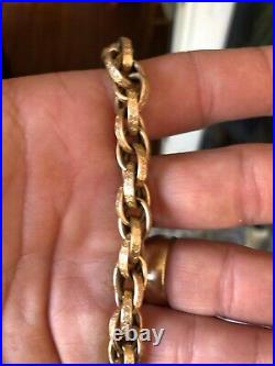 Triple Belcher Chain 9ct 47grams In total