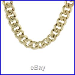 UK Hallmarked 9ct Gold Extra Heavy Curb Link Chain 23 326.7G RRP £12500 (GH6)