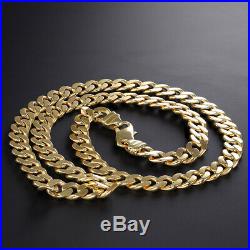 UK Hallmarked 9ct Gold Heavy Curb Chain 24.5 89.8g RRP £3599 (KY14)