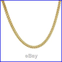 UK Hallmarked 9ct Gold Italian Franco Chain 28 4.5mm 27g RRP£1250 (I2 28)