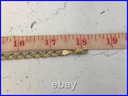 Unique 9ct Yellow Gold Double Curb Link Chain 11 Grams 18.1 Inch