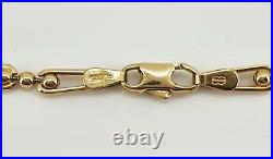 Unoaerre 1AR Italian 9ct Gold Fancy Link Designer Necklace Chain. NICE1