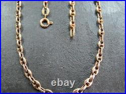 VINTAGE 9ct GOLD ANCHOR LINK NECKLACE CHAIN 19 1/2 inch 1977