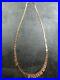 VINTAGE-9ct-GOLD-CLEOPATRA-LINK-NECKLACE-CHAIN-16-inch-C-1980-01-zfs