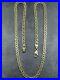 VINTAGE-9ct-GOLD-DOUBLE-FACETED-CURB-LINK-NECKLACE-CHAIN-20-inch-C-2000-01-rx