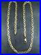 VINTAGE-9ct-GOLD-FACETED-ANCHOR-LINK-NECKLACE-CHAIN-20-1-2-inch-1993-01-fed