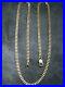 VINTAGE-9ct-GOLD-FACETED-CURB-LINK-NECKLACE-CHAIN-20-inch-1994-01-dkl