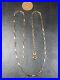 VINTAGE-9ct-GOLD-LONG-BOX-LINK-NECKLACE-CHAIN-17-1-2-inch-1986-01-rbz