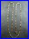 VINTAGE-9ct-GOLD-LONG-BOX-LINK-NECKLACE-CHAIN-20-inch-C-1990-01-ry