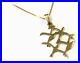VINTAGE-Scottish-9CT-GOLD-Flying-Birds-Pendant-15-Chain-Necklace-BOXED-01-osa