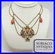 Victorian-Art-Nouveau-Coral-Seed-Pearls-Diamond-9ct-Gold-Chain-Necklace-c1890-UK-01-rdlm