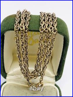 Vintage 9ct Gold 24 / 60cm Long Prince Of Wales Chain Necklace 8g