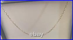 Vintage 9ct Gold Belcher Chain Rolo Chain Gold Necklace 9 Carat Gold 23 Long