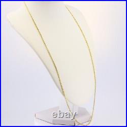 Vintage 9ct Gold Curb Chain Necklace Yellow Gold Hallmarked Fine Boxed Gift