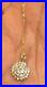 Vintage-9ct-Gold-Diamond-Pendant-0-50ct-Daisy-Cluster-Necklace-Chain-01-ozx