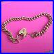 Vintage-9ct-Gold-Solid-Link-Charm-Bracelet-with-Lock-Safety-Chain-16-2g-01-ct