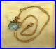 Vintage-9ct-Gold-Swivel-Blue-Albert-Fob-Pendant-9ct-Chain-Necklace-UK-Hallmarks-01-pq
