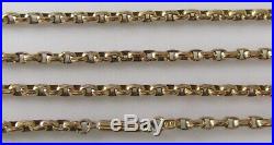Vintage 9ct gold belcher link (10.5g) chain