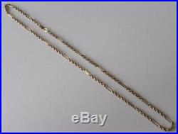 Vintage 9ct gold belcher link (5.4g) chain