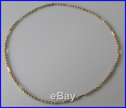Vintage 9ct gold belcher link (5.4g) chain