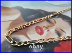 Vintage 9ct gold necklace 18.25 inches long