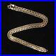 Vintage-Hallmarked-Solid-9ct-Gold-375-Double-Curb-Chain-Necklace-18-8g-4mm-01-ut