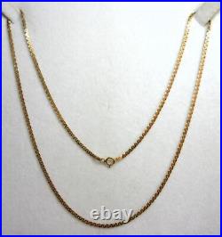 Vintage Italian 9ct, 9K GOLD 20 long ANCHOR, Mariner LINK NECKLACE, CHAIN