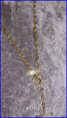 Yellow Gold T Bar Chain 9ct